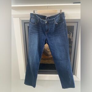 Women’s Plus Size Catherine Boyfriend Kut From The Kluth Blue Jeans- Sz 16